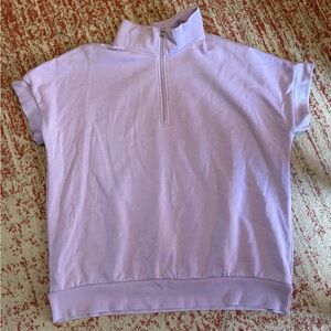 Lavender Zip-Up Pullover